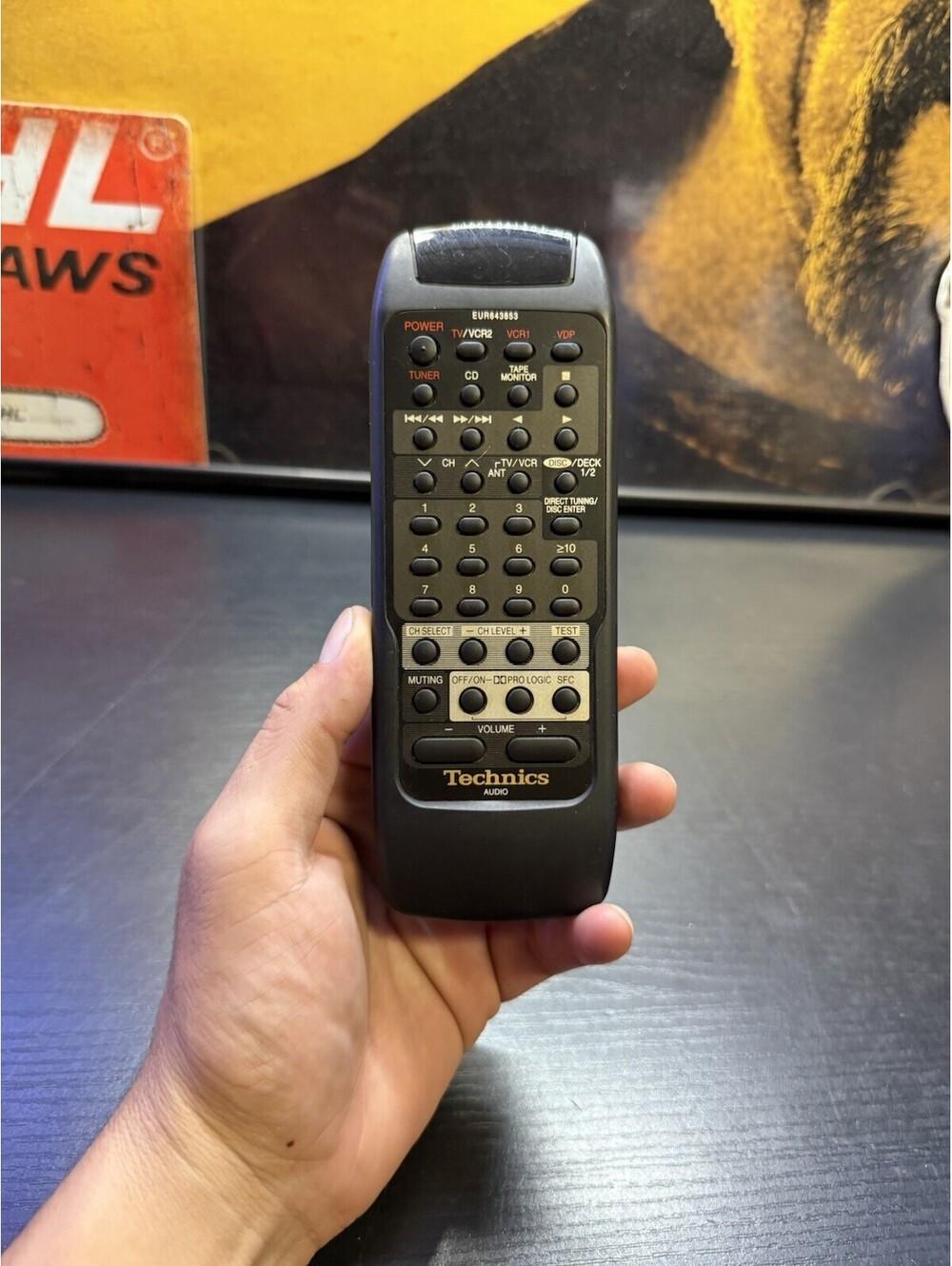 Technics EUR643952 OEM Remote Control Receiver Stereo Audio Panasonic Vintage